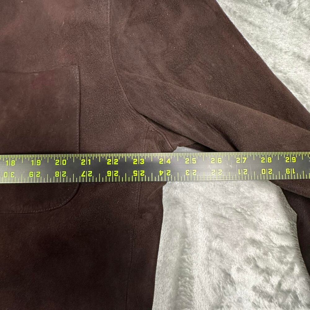 Robert Talbott Women’s Brown Suede Coat - Picture 5 of 8